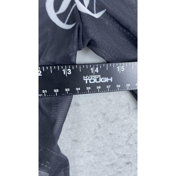 Sumwon Shirt Womens XS Black Mesh America's Sweetheart Sheer Long Sleeve - Picture 5 of 8